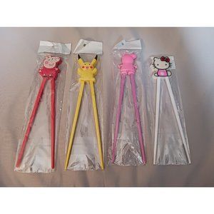 NWT! 4 pk Kids Character Chopsticks